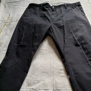 Volcom Black twill dress pants 40x26